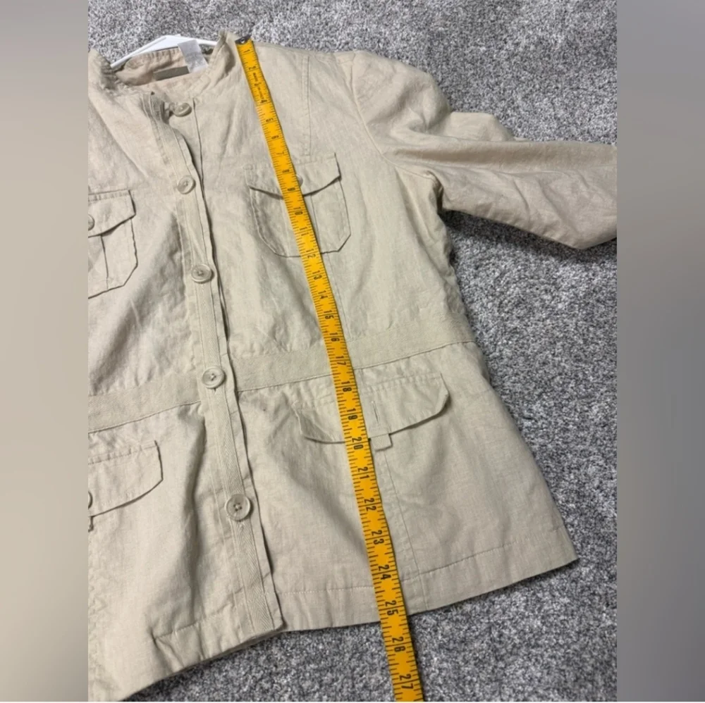 Light Khaki Utility Jacket - Picture 6 of 6